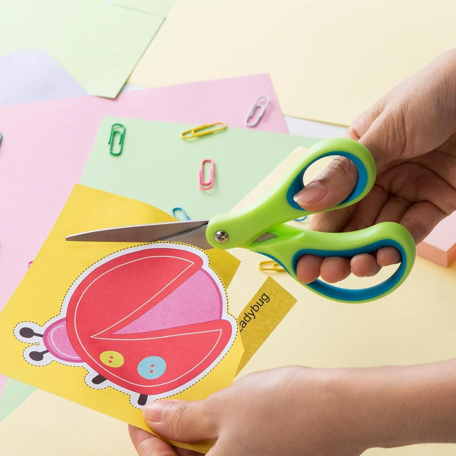 LIVINGO 7 Inch forbici scuola 3 pezzi punta fine