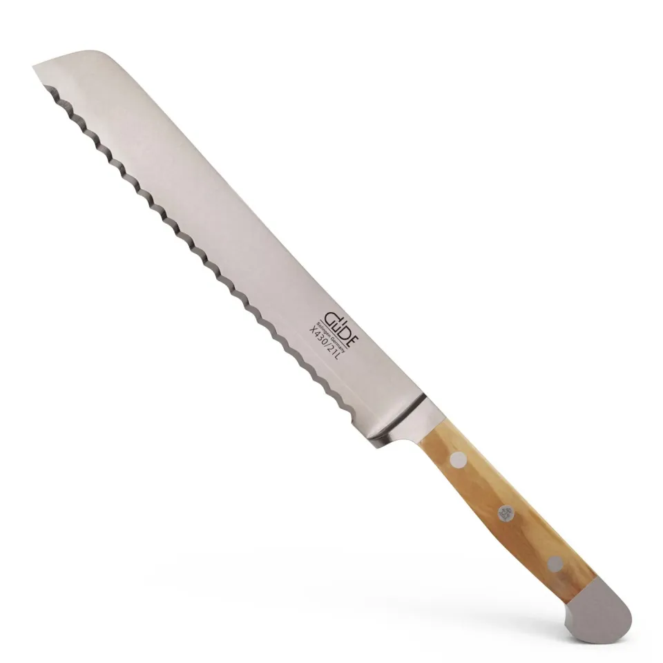 Güde Alpha Olive coltello pane 21 cm per mancini