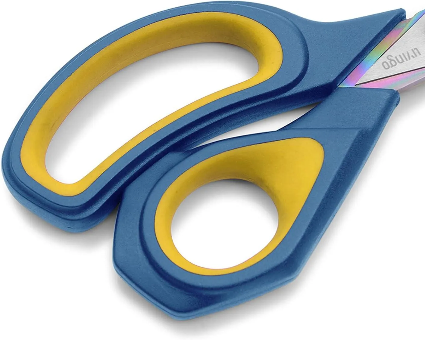 LIVINGO Forbici Sarto 8.5+9.5" Titanio Blu Giallo