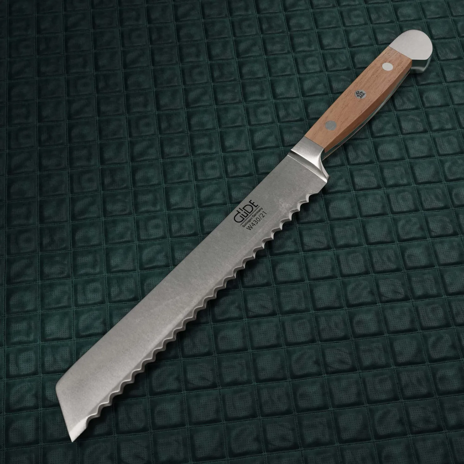 Güde Alpha Walnut coltello pane 21 cm noce dentato