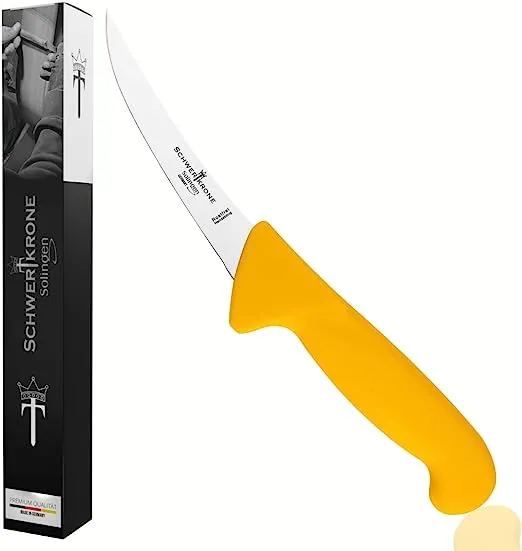 Schwertkrone Coltello Disosso 13 cm Semi-flessibile Giallo