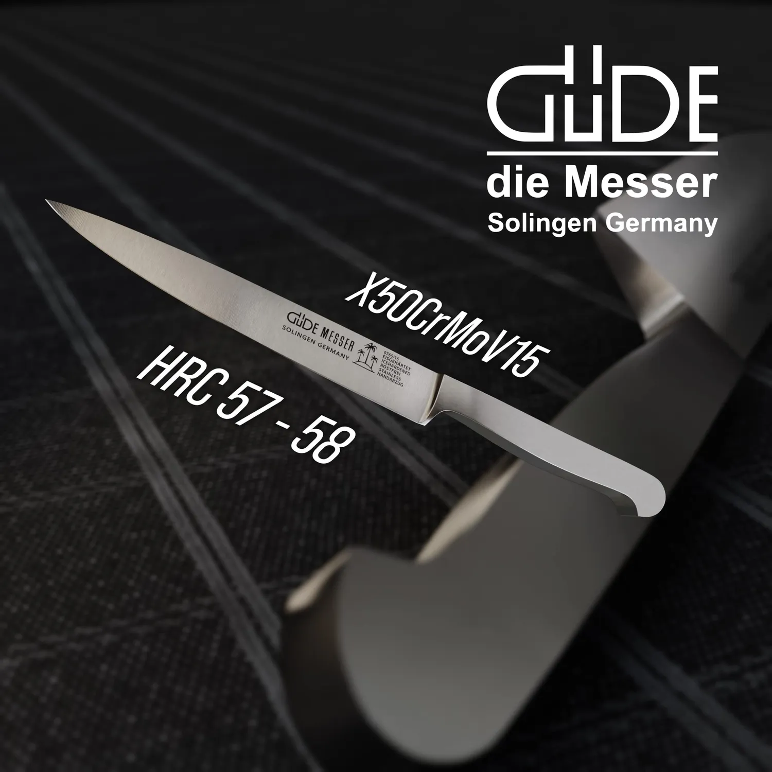 Güde Kappa Coltello Preparazione 16 cm Tutto Acciaio