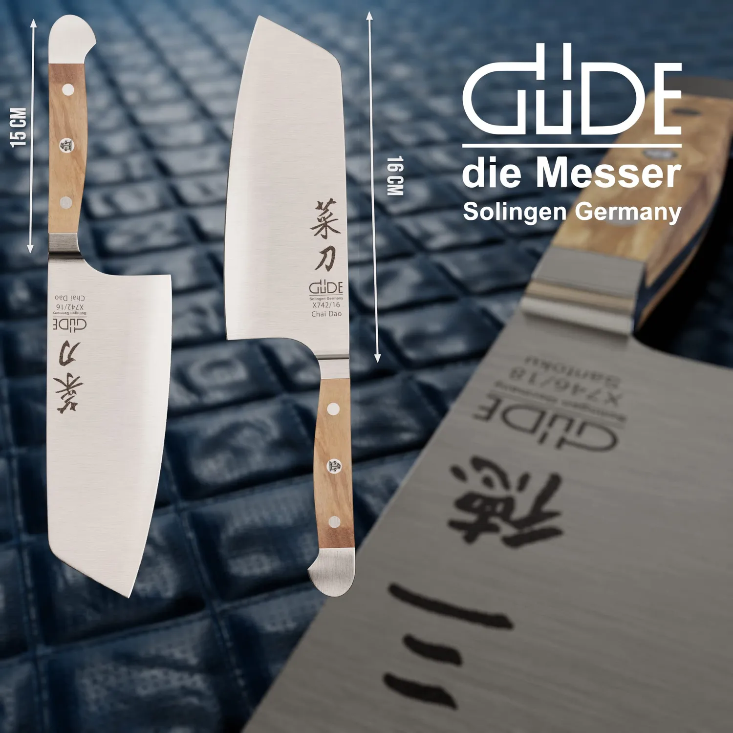 Güde Alpha Olive Chai Dao 16 cm Ulivo Cinese