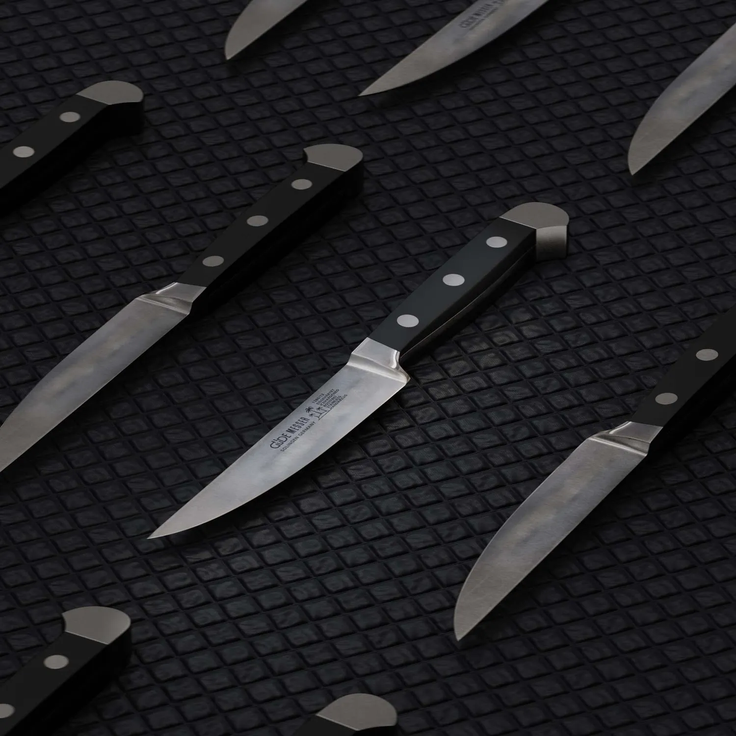 Güde Alpha coltello bistecca 12 cm POM nero