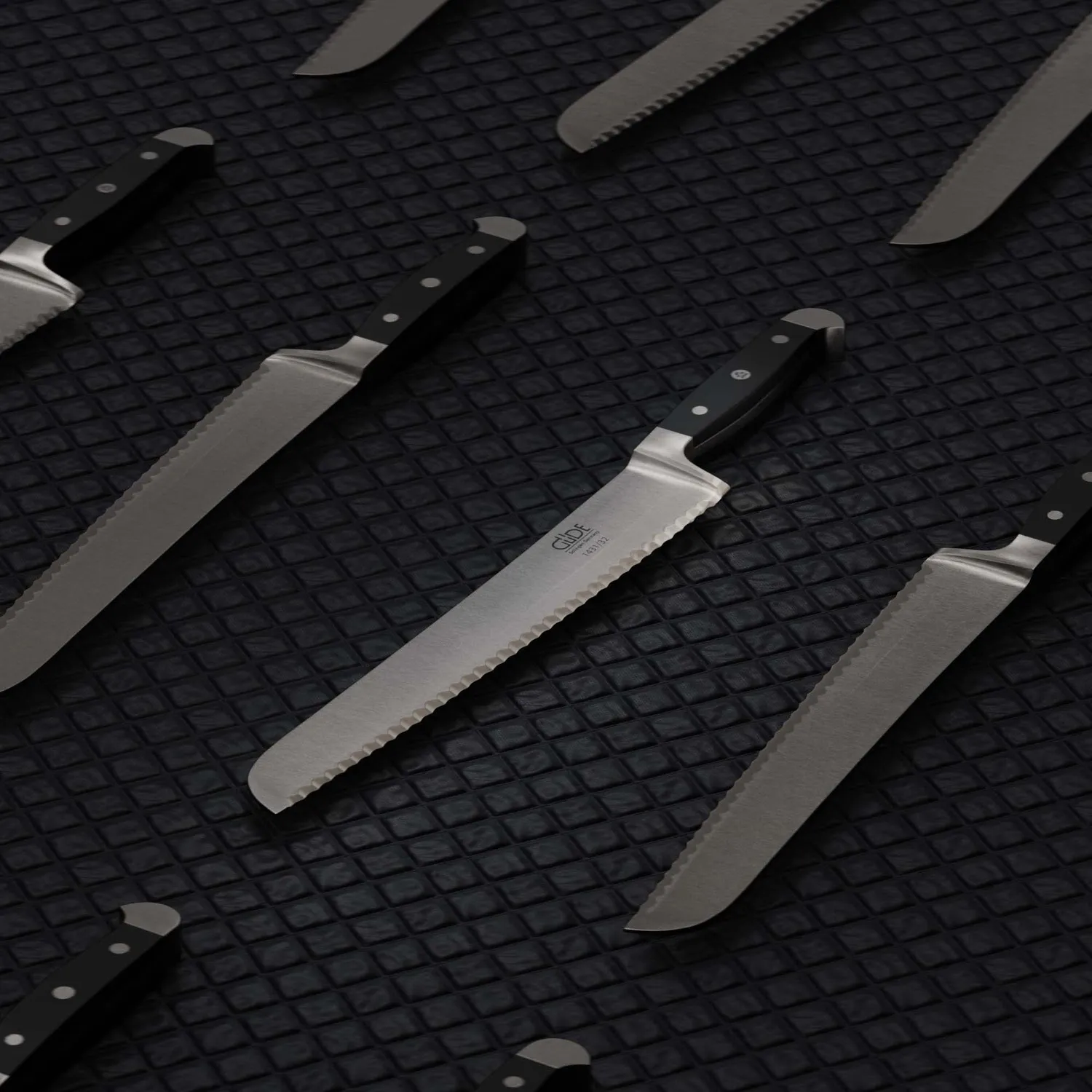 Güde Alpha Coltello pane mancini 32 cm POM nero