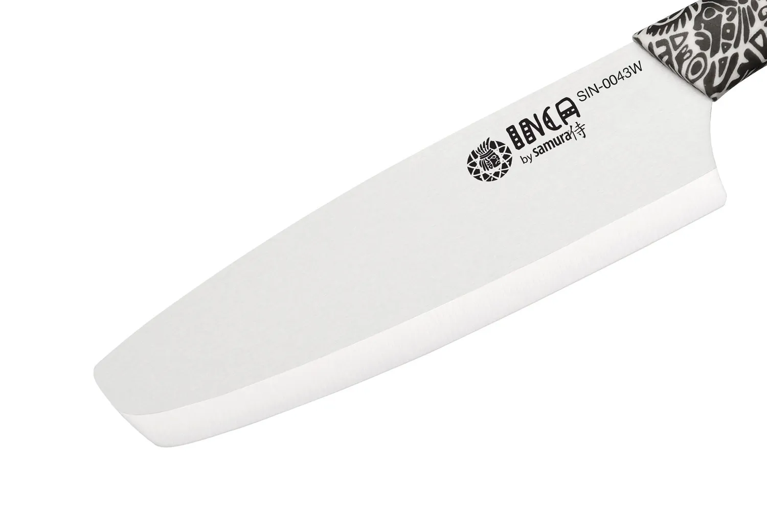 Samura Inca SIN-0043W nakiri ceramica 165 mm bianco