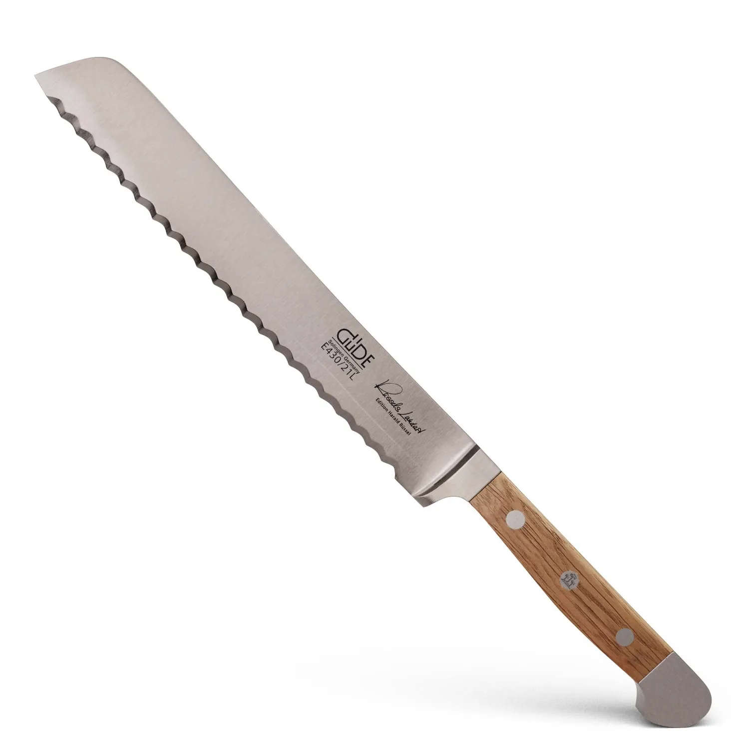 Güde Alpha Olive Coltello Pane 21 cm Ulivo