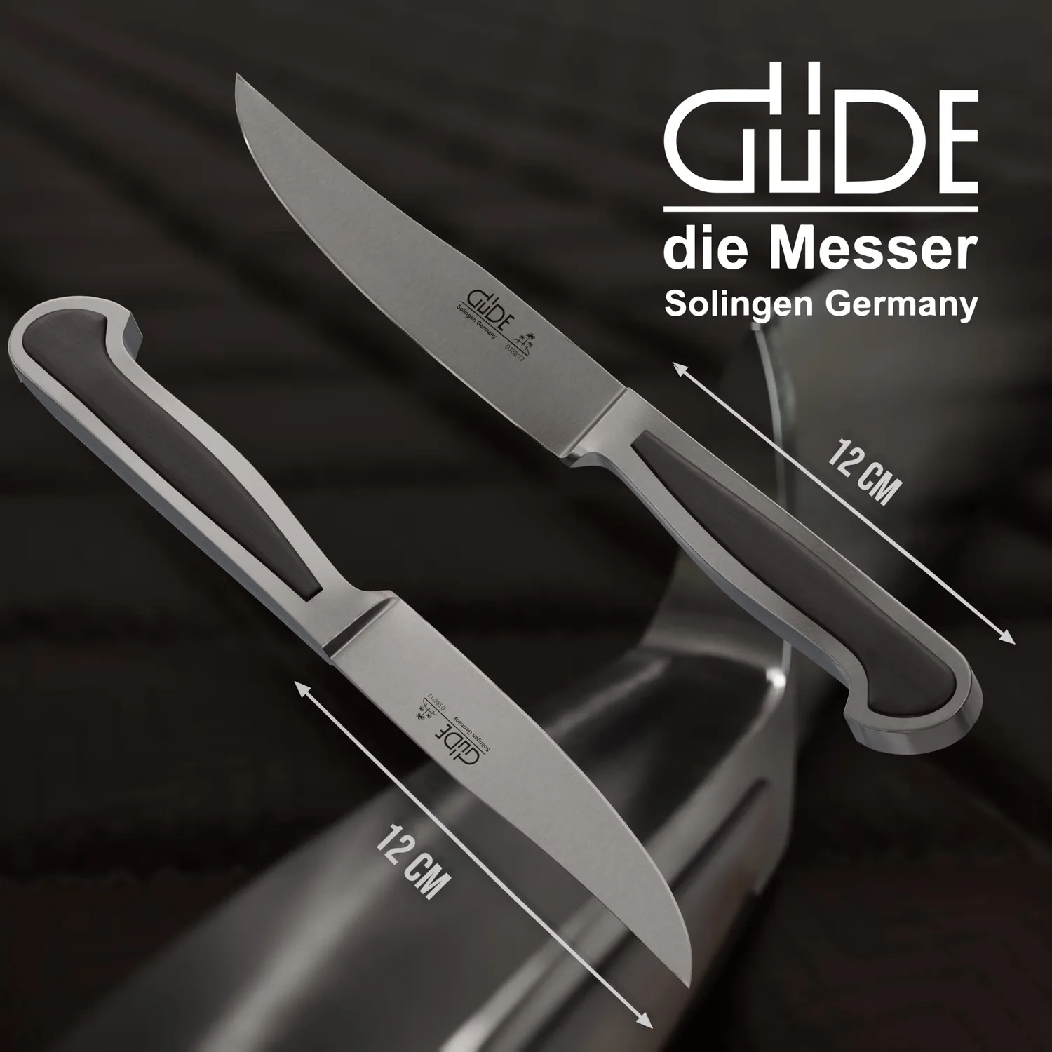 Güde Delta coltello bistecca 12 cm grenadilla