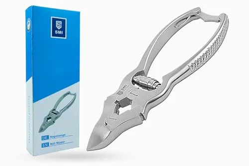 SMI Tronchese Unghie Piedi 15,5 cm lama curva con custodia