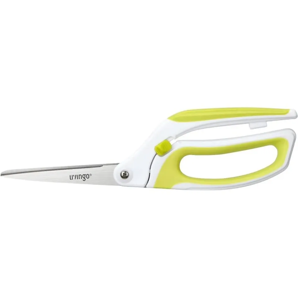 LIVINGO 10" Forbici Sarto a Molla Acciaio Verde