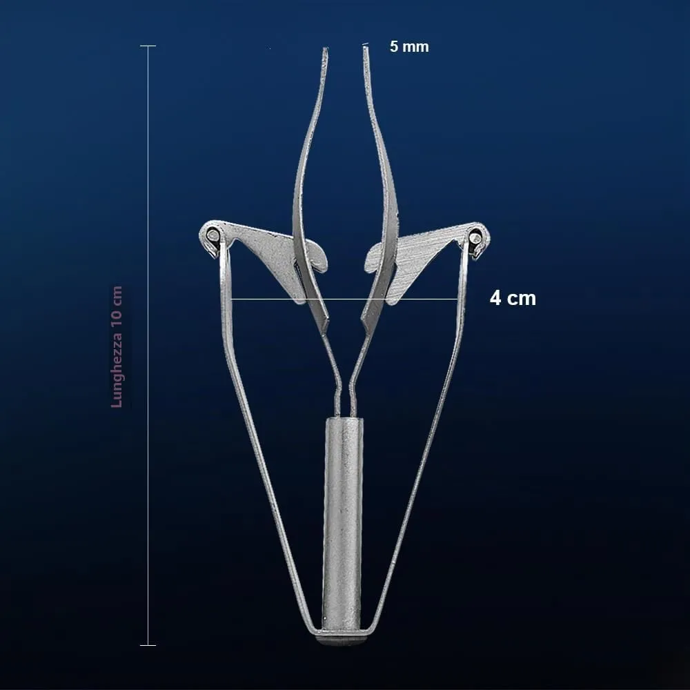 SMI Pinzetta Sopracciglia automatica 10 cm acciaio inox