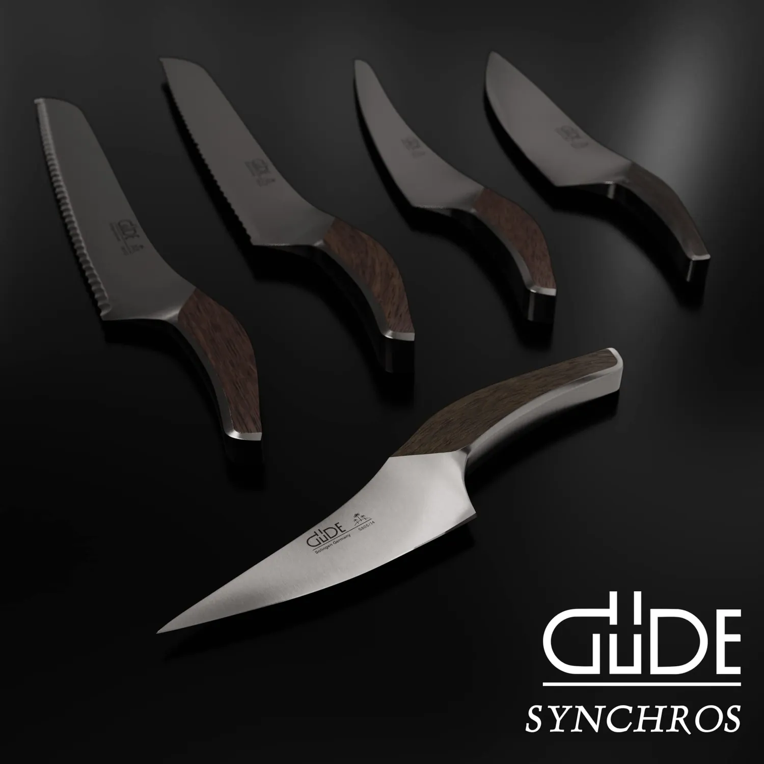 Franz Güde Synchros coltello cucina forgiato 14 cm quercia