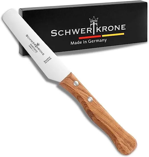 Schwertkrone Olive Classic Coltello Burro 9 cm Seghettato