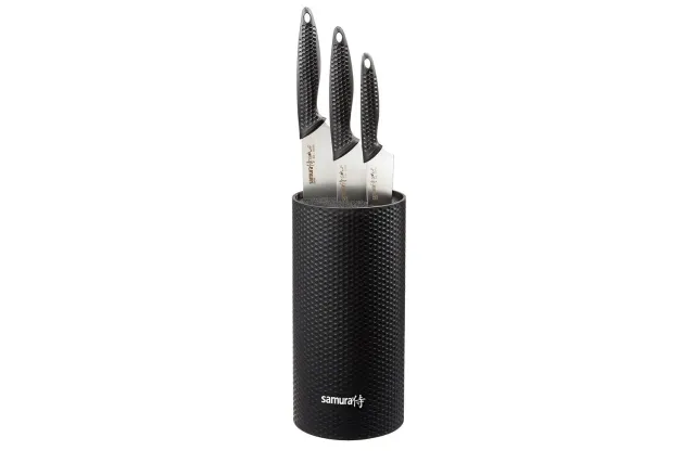 Samura Golf SG-04 set coltelli 3 pezzi con supporto AUS-8