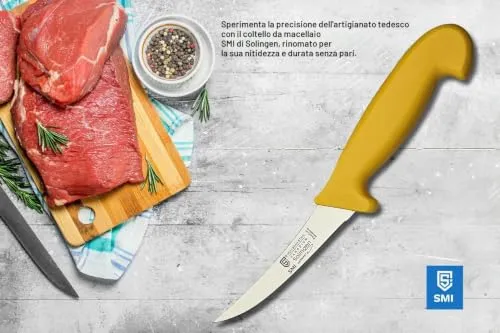 SMI Coltelli disosso curvi 5 pollici set 2 pezzi flessibili