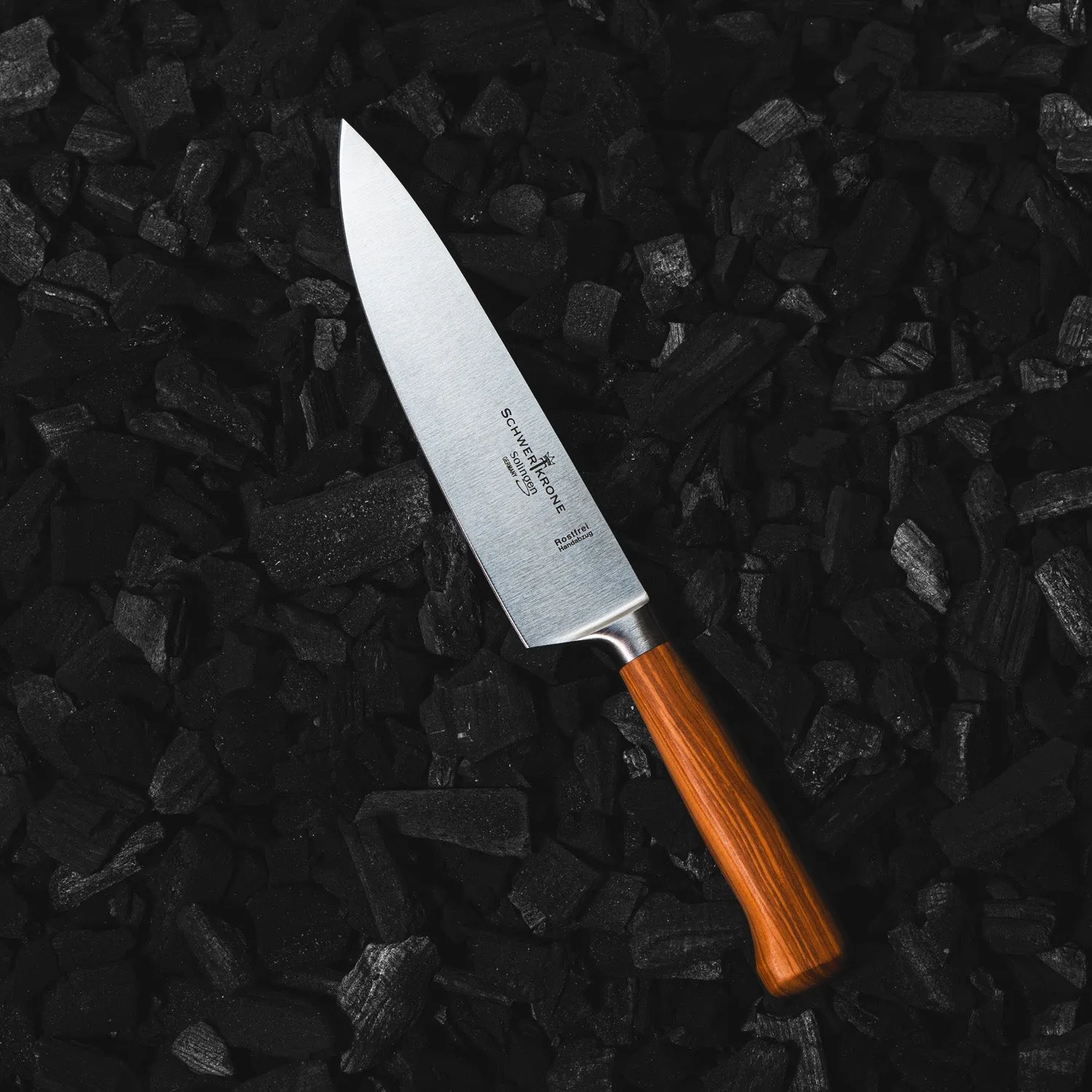 Schwertkrone Olivenholz coltello chef 20 cm forgiato