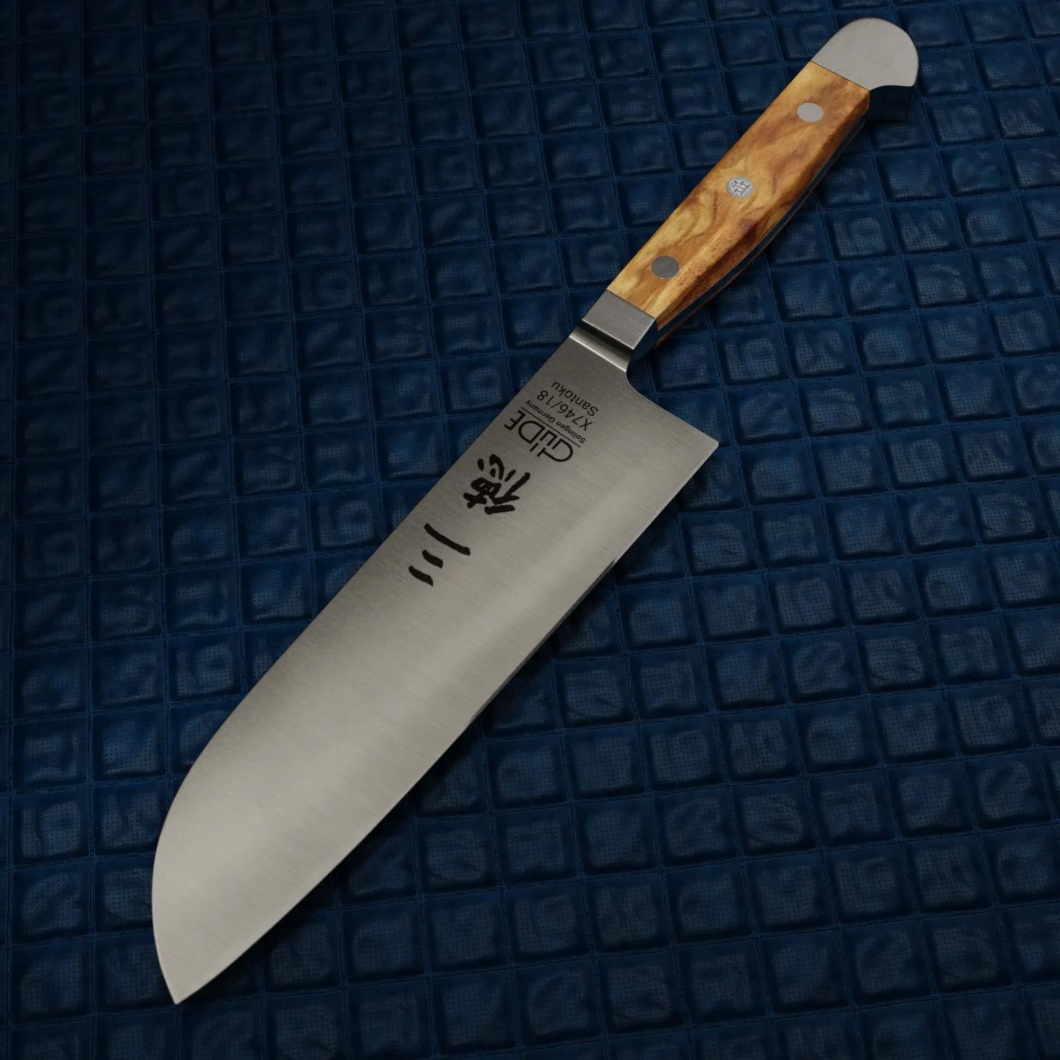 Güde Alpha Olive Santoku 18 cm coltello ulivo