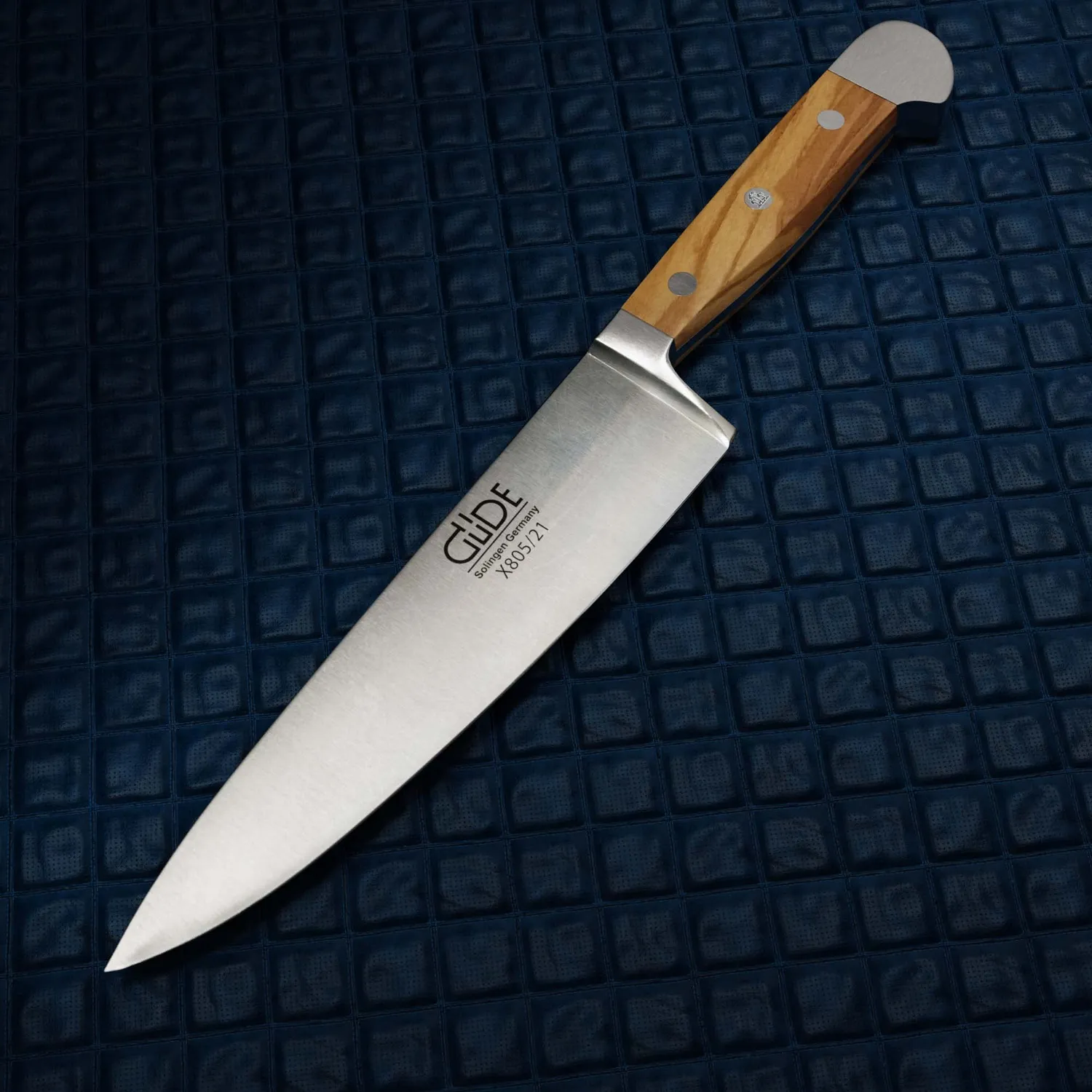 Franz Güde Alpha-Olive coltello cuoco forgiato 21 cm ulivo