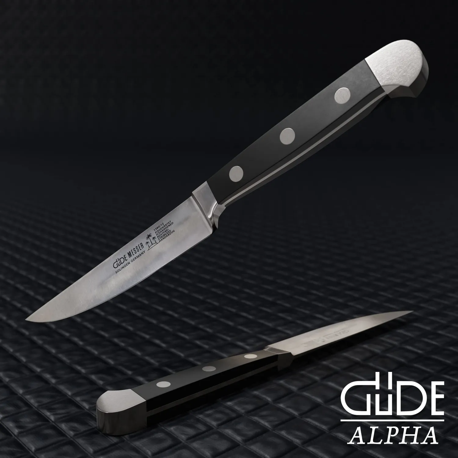 Güde Alpha coltello bistecca 12 cm POM nero