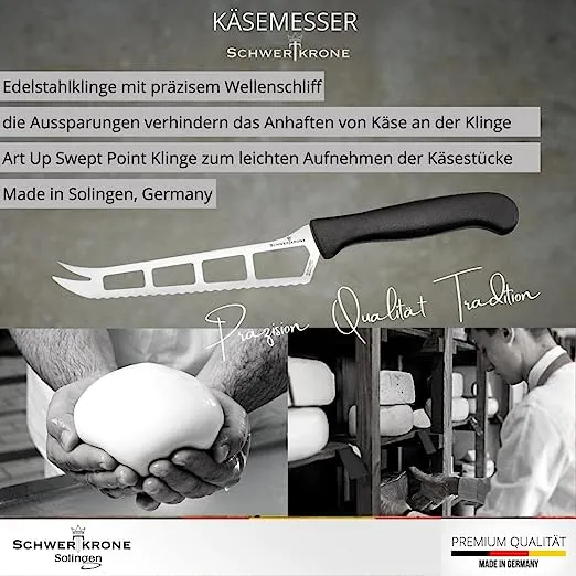 Schwertkrone coltello formaggio 15 cm alveolato