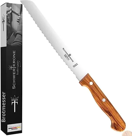 Schwertkrone Olive Classic MO50101 coltello pane 20 cm ulivo