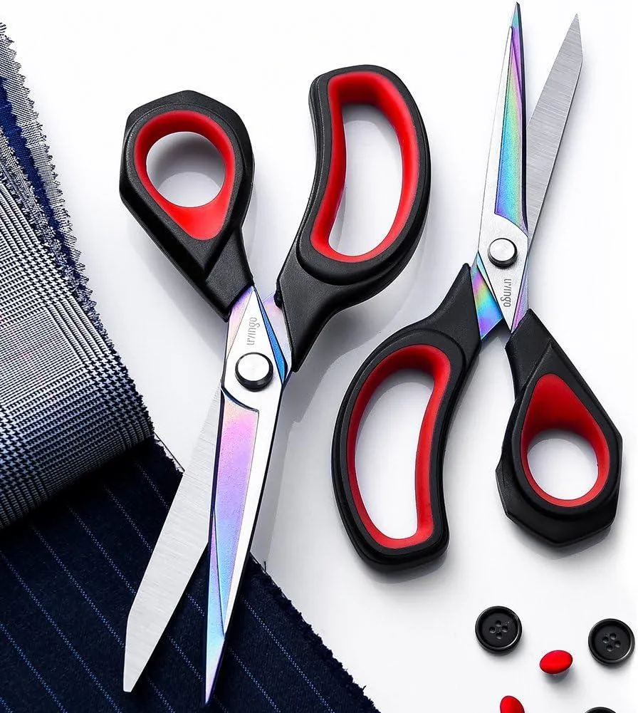 Livingo 9.5" forbici da sarto titanio nero rosso