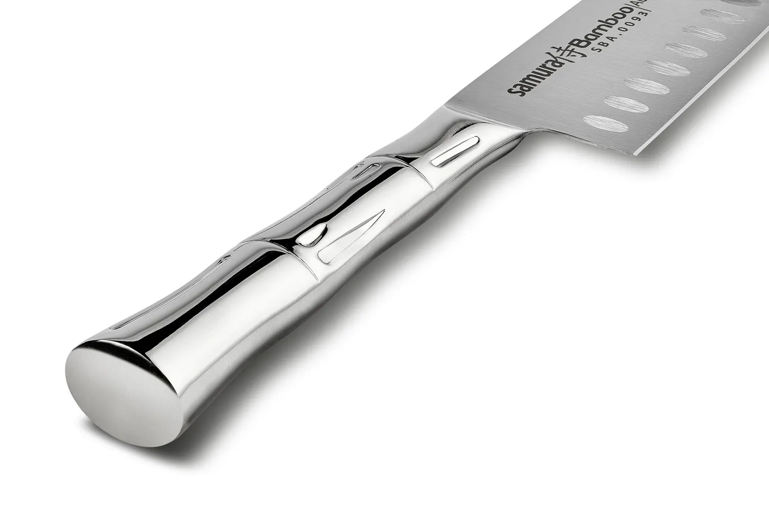 Samura Bamboo Santoku Coltello 137 mm alveolato