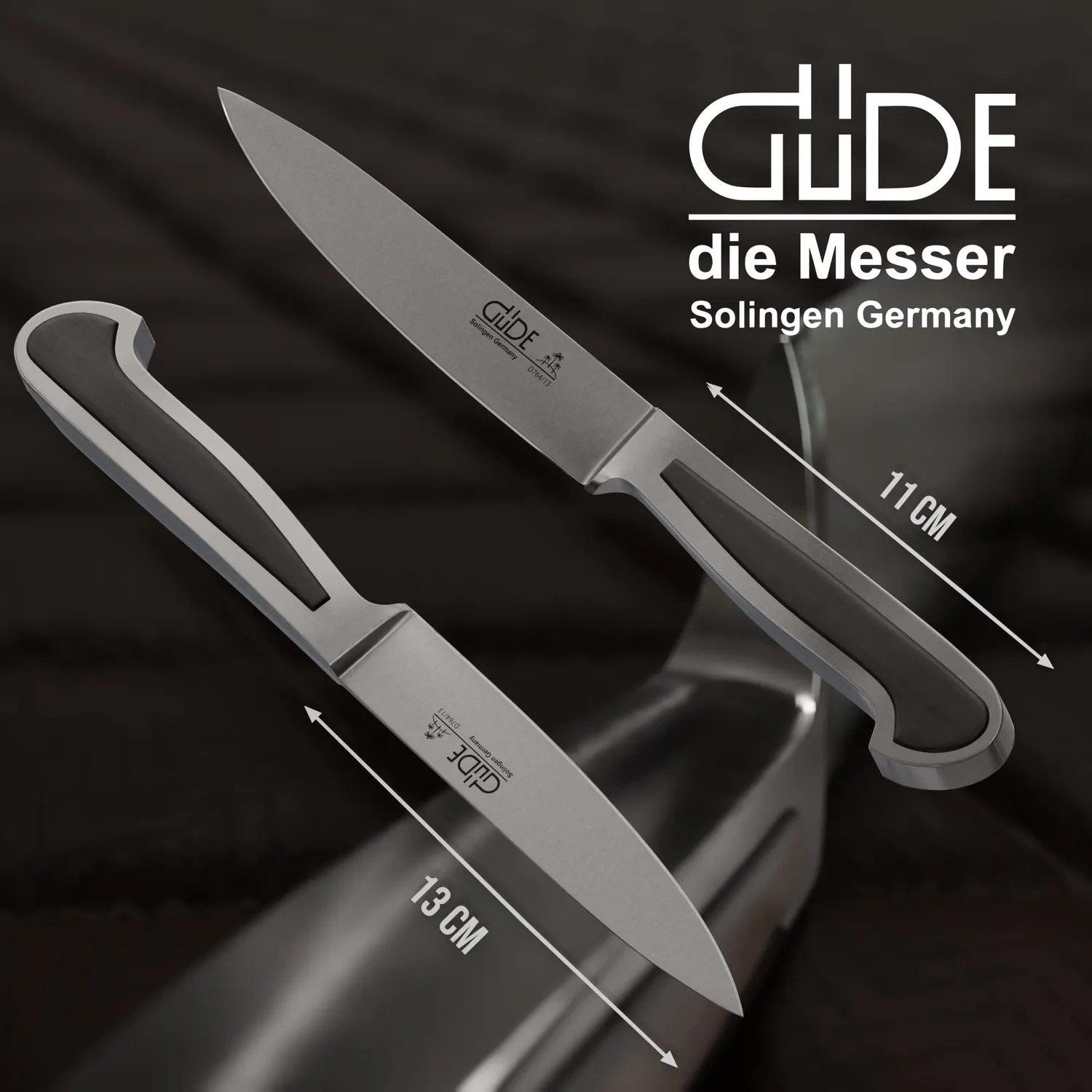 Güde Delta Coltello Lardellare 13 cm Grenadilla