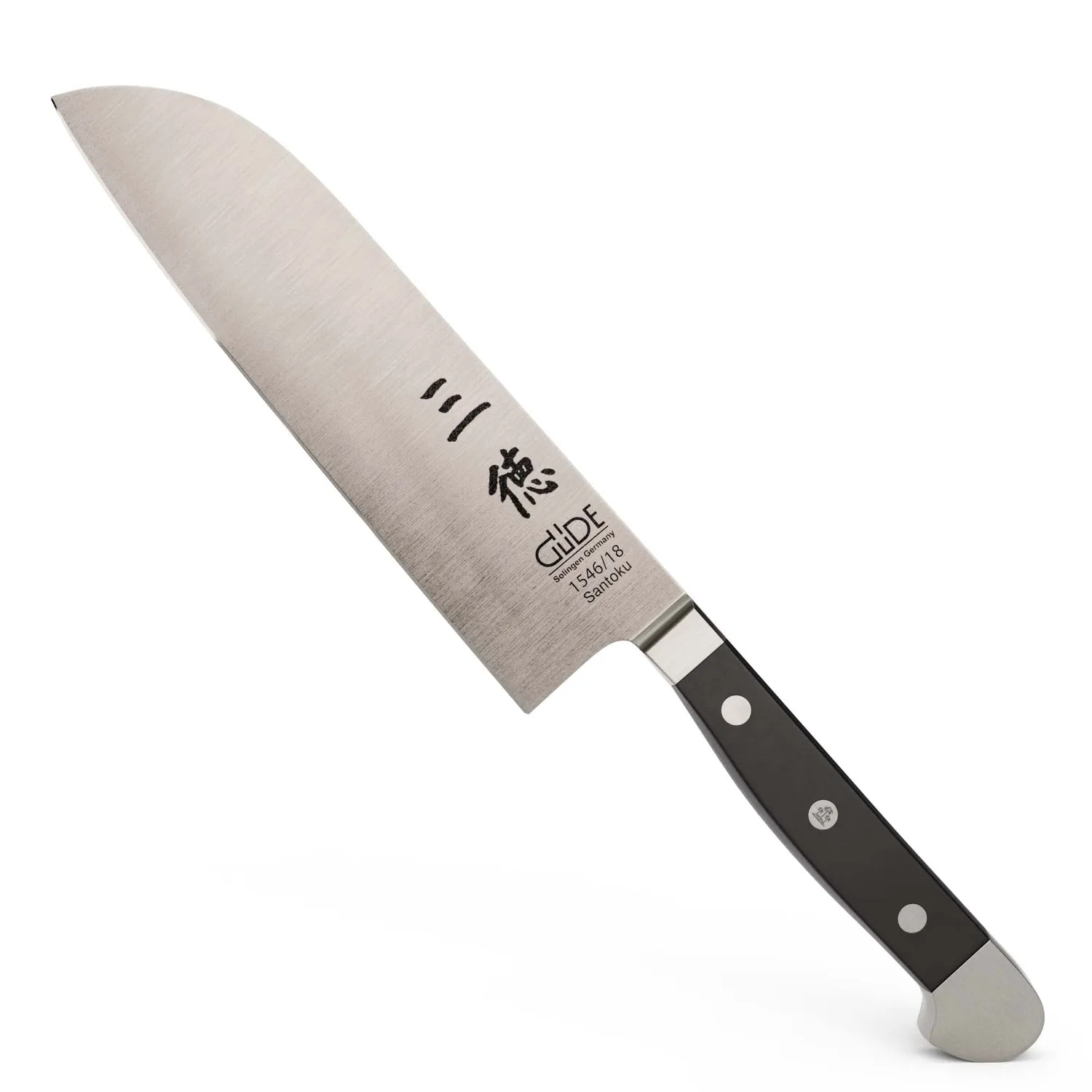 Güde Alpha Olive Santoku 18 cm coltello ulivo