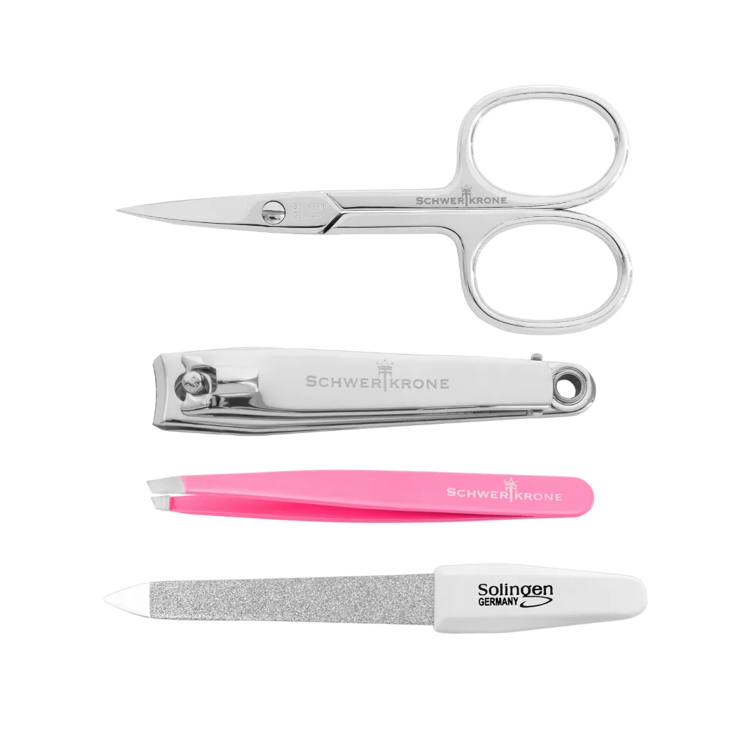Schwertkrone set manicure 4 pezzi marrone Solingen