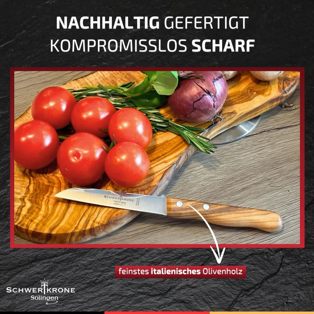 Schwertkrone Olive Classic set verdure olivo 3 pezzi dentato