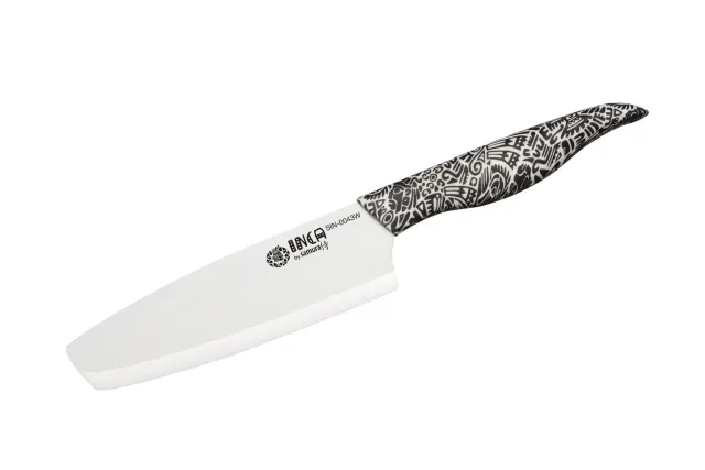 Samura Inca SIN-0043W nakiri ceramica 165 mm bianco