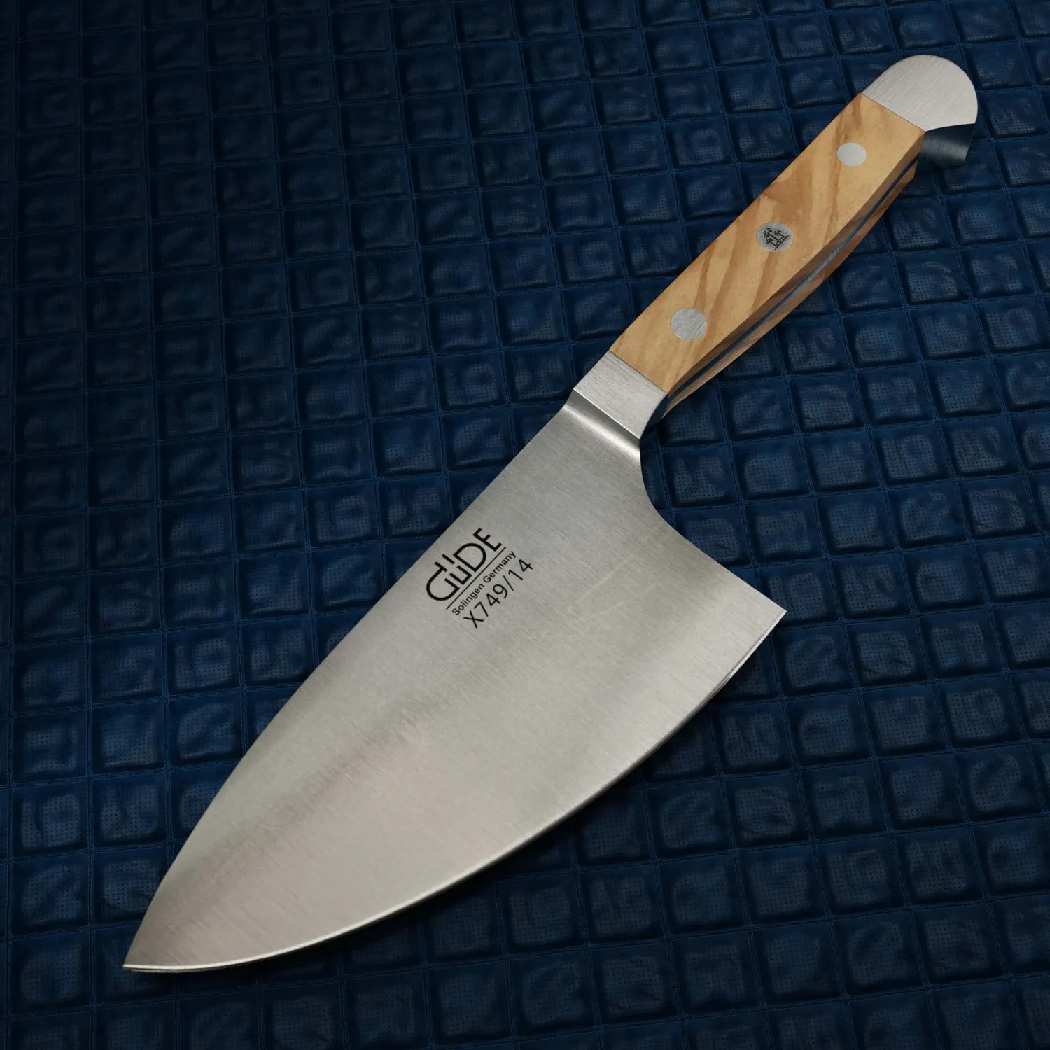 Güde Alpha-Olive Shark coltello erbe 14 cm ulivo