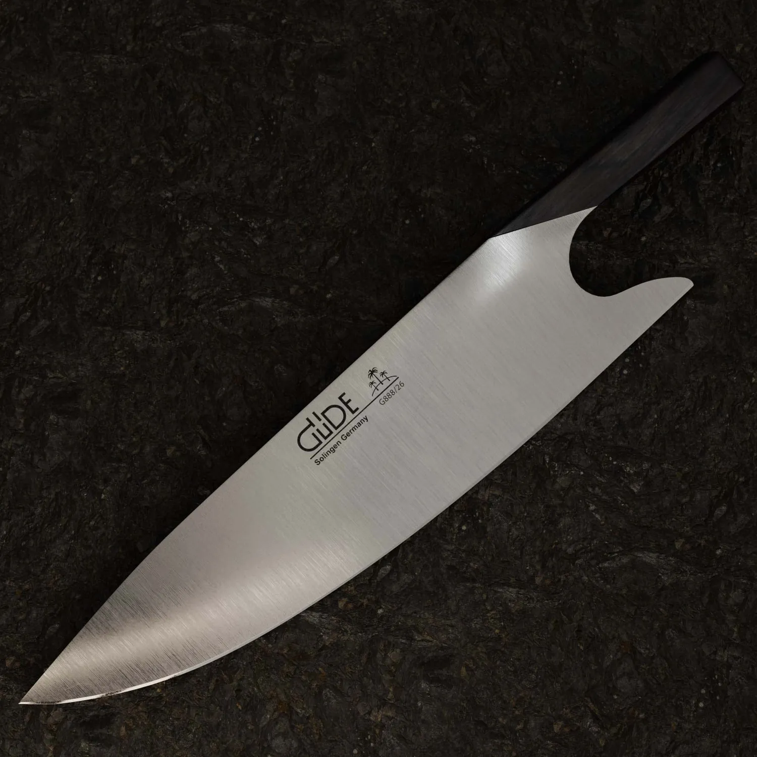 Güde The Knife coltello chef 26 cm granadilla