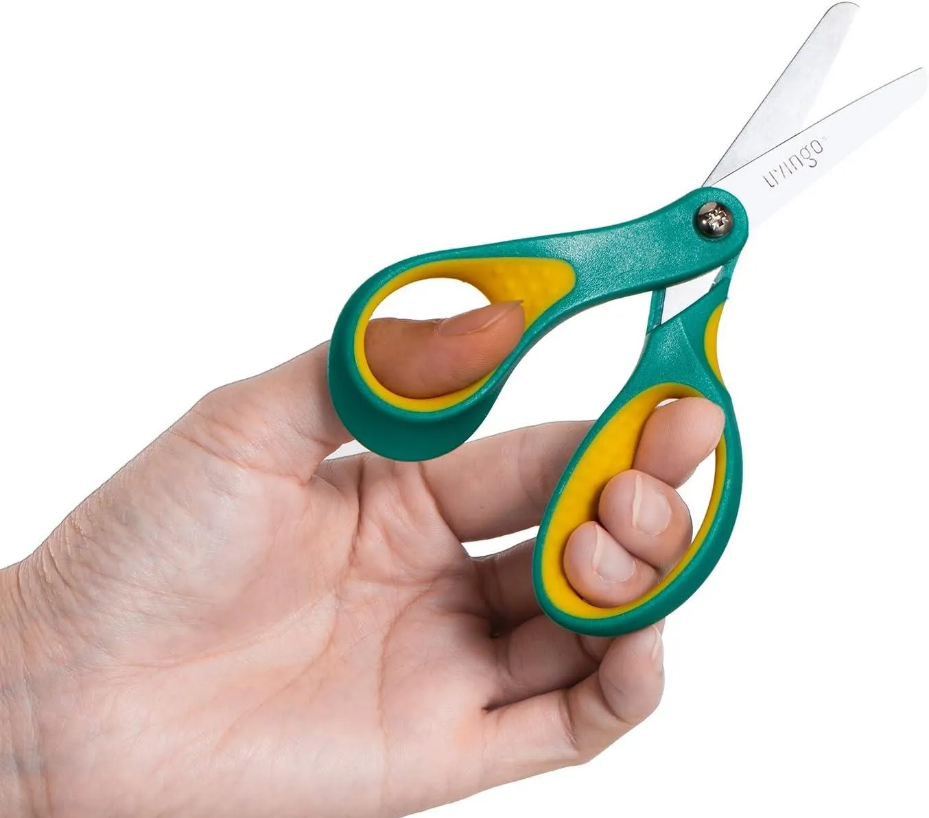 LIVINGO Forbici Bambini Mancini 5" Punta Arrotondata 3 Pezzi