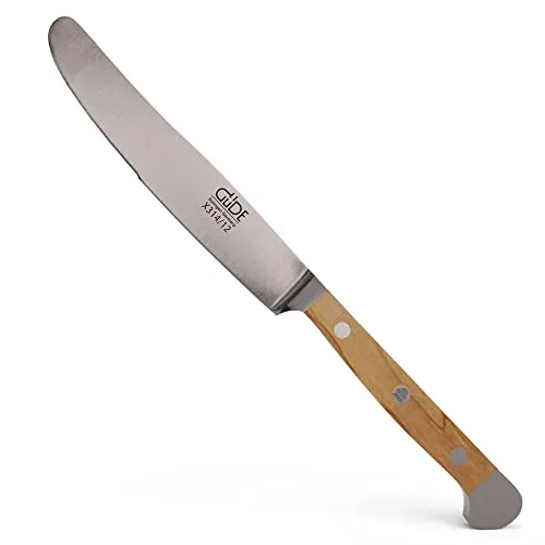 Güde Alpha Olive coltello tavola 12 cm legno ulivo
