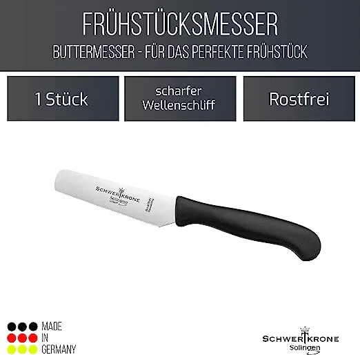 Schwertkrone MK22102 coltello pane microdentato