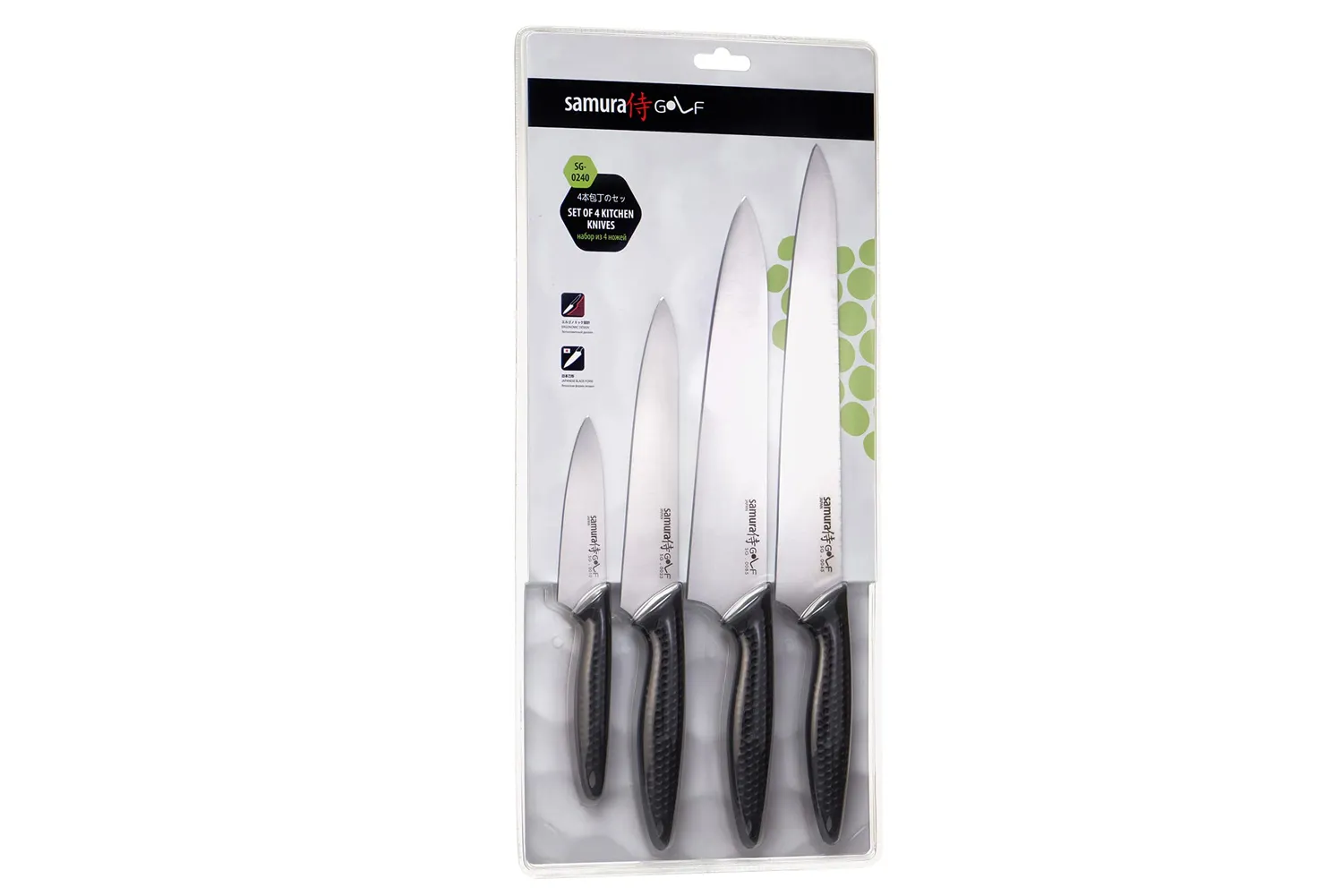 Samura Golf SG-0240 set coltelli 4 pz acciaio AUS-8