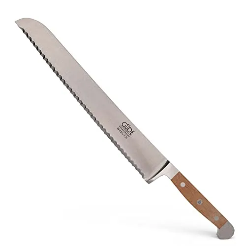 Güde Alpha Walnut coltello pane 32 cm mancino noce