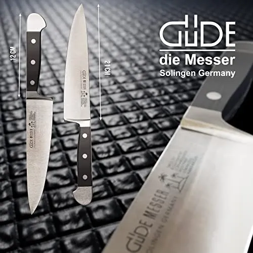 Güde Alpha coltello cuoco 21 cm POM nero