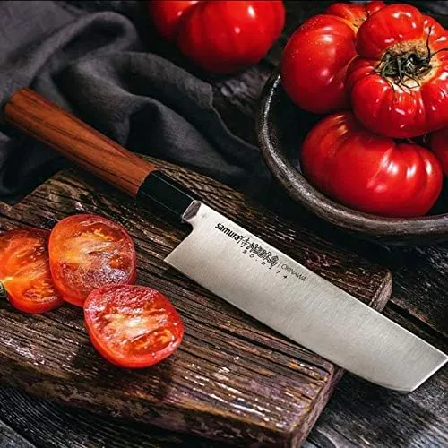 Samura Okinawa nakiri 172 mm AUS-8 manico legno