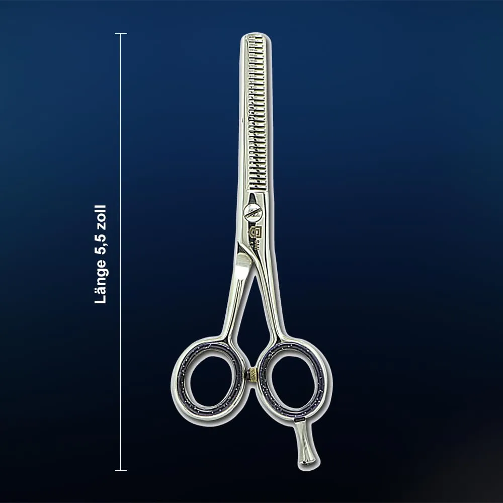 SMI Forbici Sfoltire Capelli 5,5" Professionali Inox