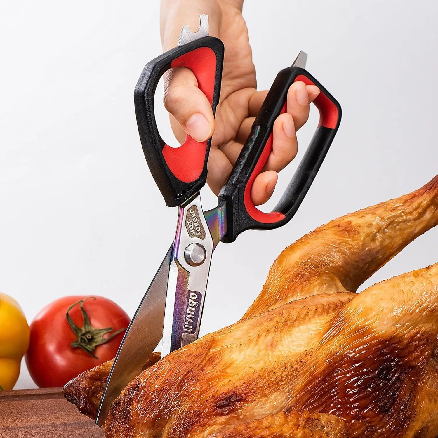 LIVINGO Forbici Cucina 9,5 Pollici Titanio Multiuso