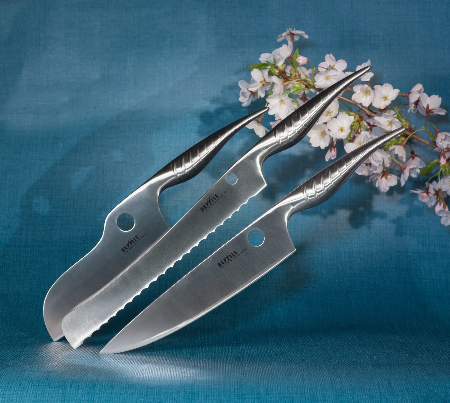 Samura Reptile SRP-0230 set coltelli 3 pezzi chef pane