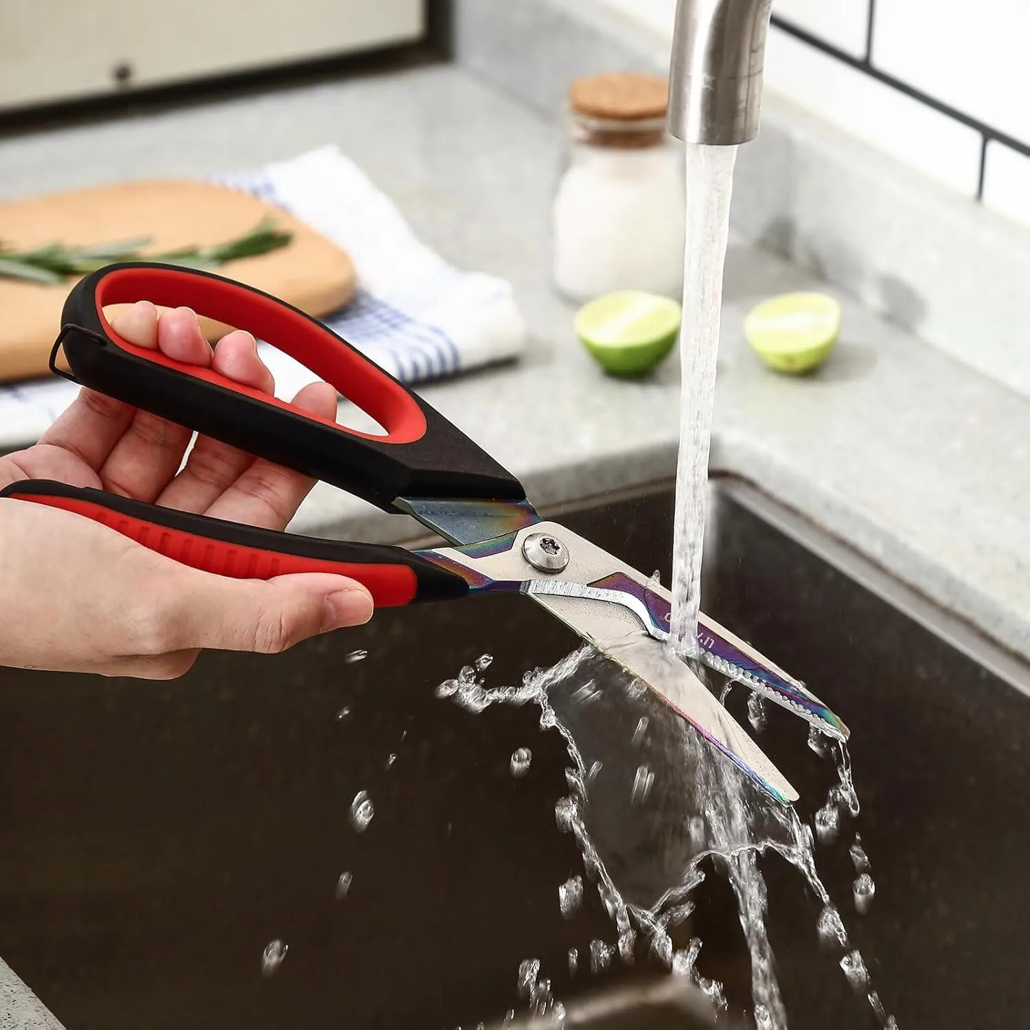 LIVINGO Cesoie Pollo 9.5" Titanio Inox Antiruggine
