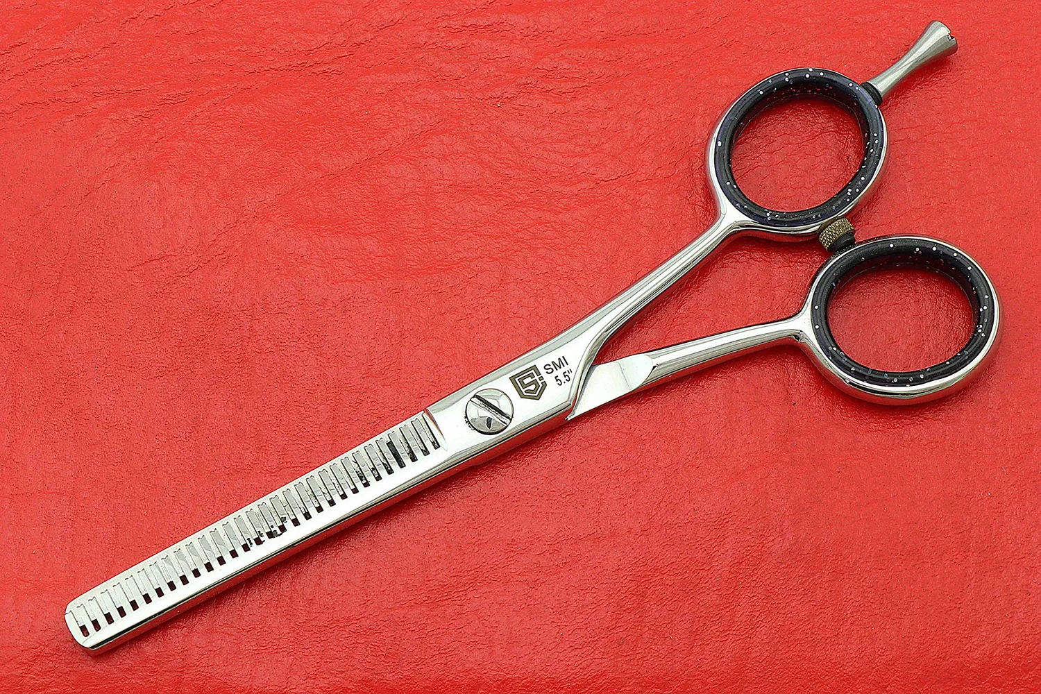 SMI Forbici Sfoltire Capelli 5,5" Professionali Inox