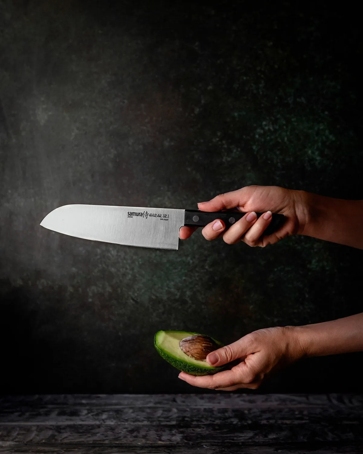 Samura Harakiri SHR-0095B coltello santoku 175 mm inox