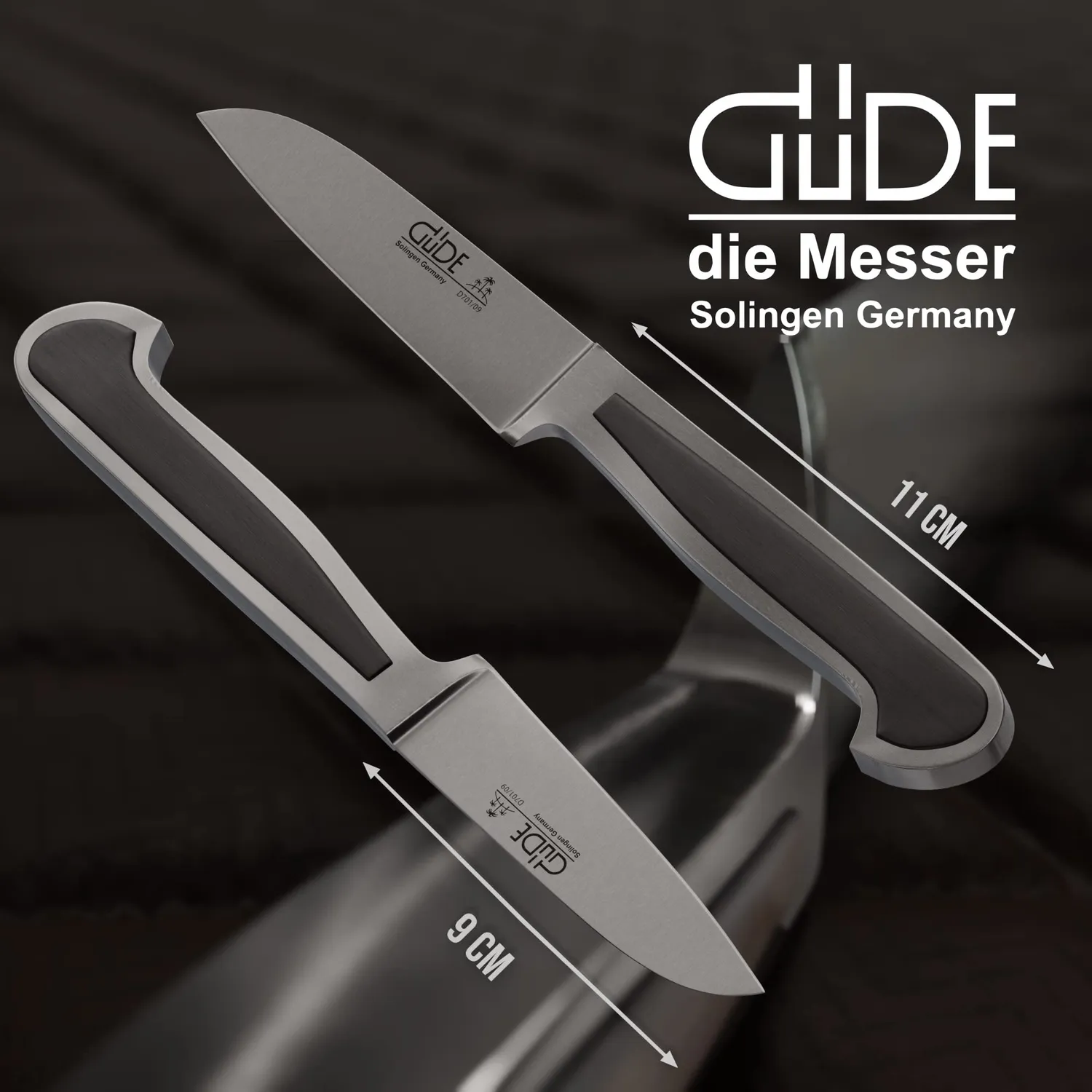 Güde Delta D701/09 Coltello Verdure 9 cm Grenadilla