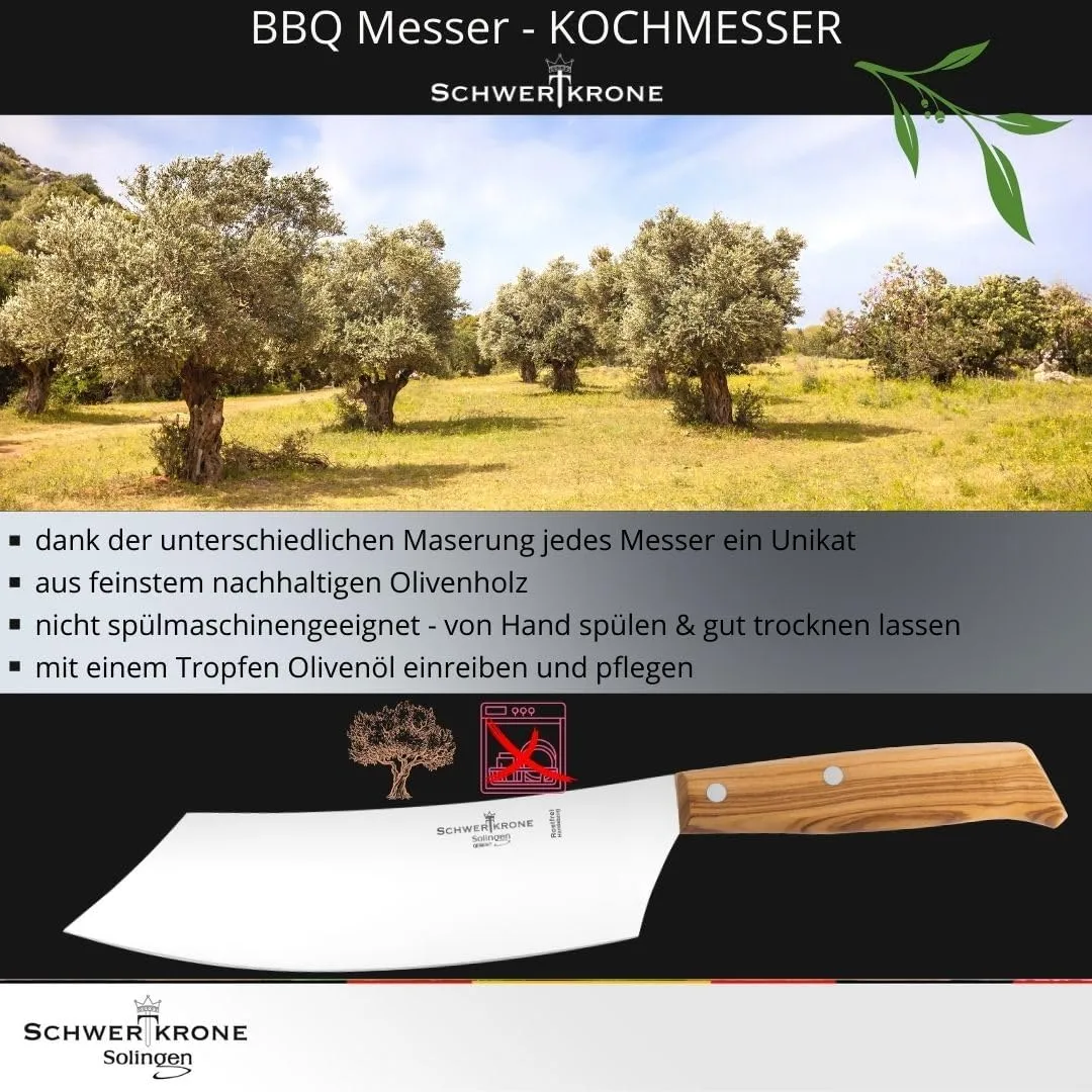 Schwertkrone Olive Classic BBQ 22 cm Griglia