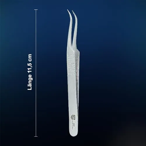SMI Pinzetta Extension Ciglia Curva 11,5 cm Inox
